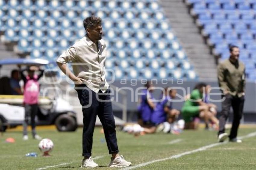 FÚTBOL FEMENIL . CLUB PUEBLA VS SANTOS