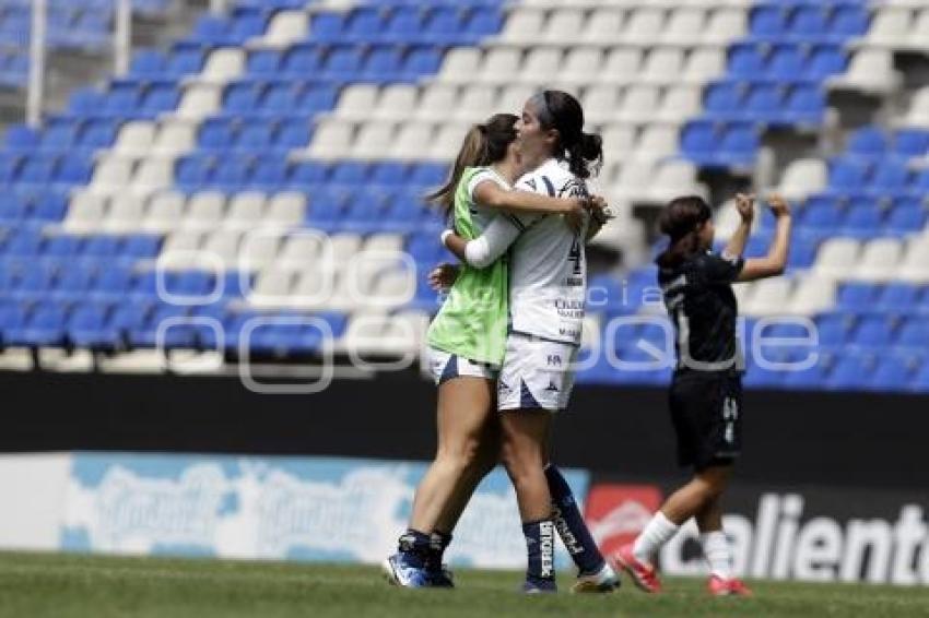 FÚTBOL FEMENIL . CLUB PUEBLA VS SANTOS