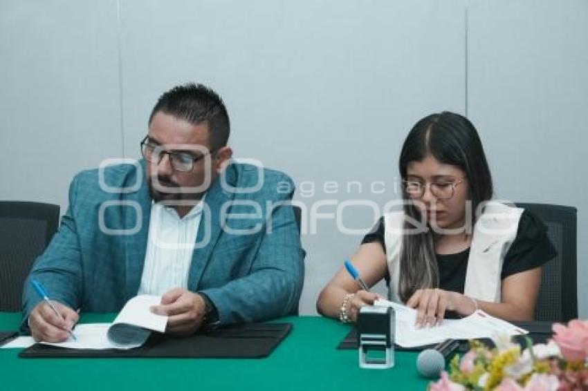 TLAXCALA . FIRMA CONVENIO REGISTRO CIVIL