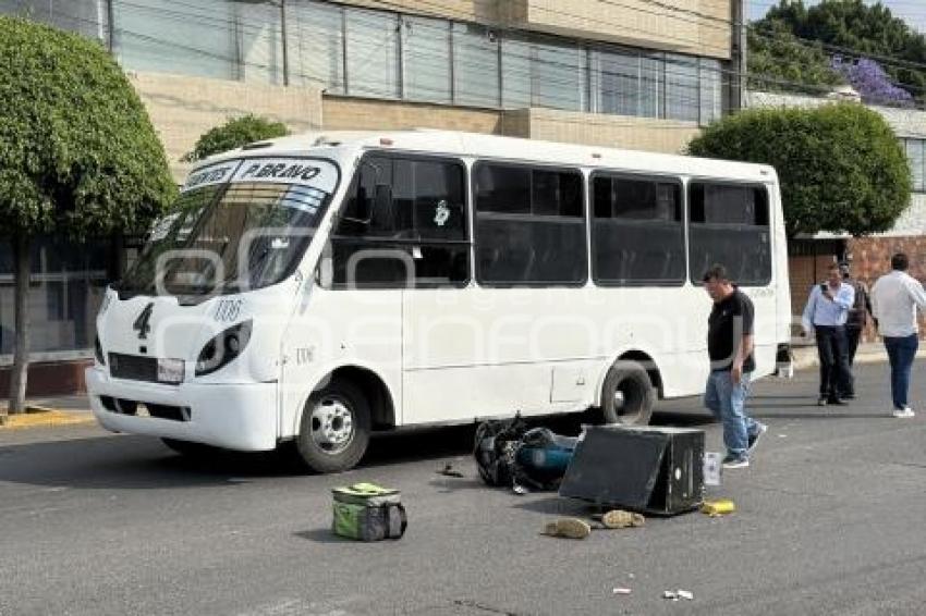 CHOQUE TRANSPORTE PÚBLICO