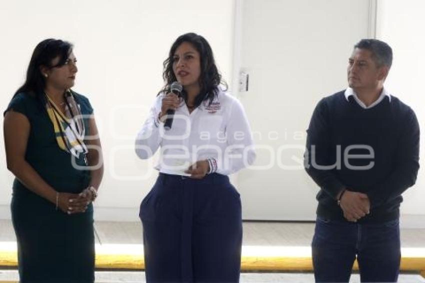 SAN ANDRÉS CHOLULA . ENTREGA MÓDULO SANITARIO