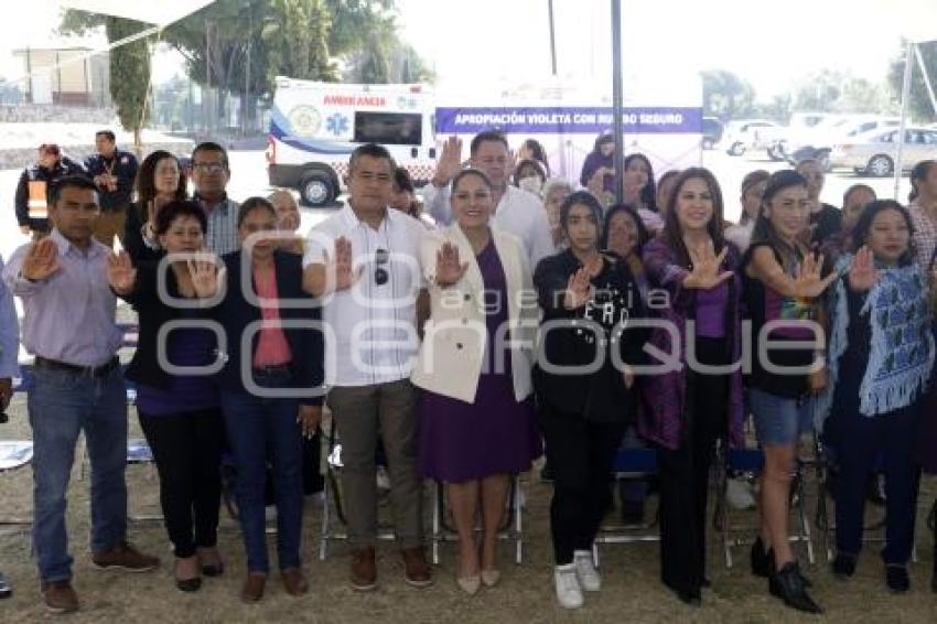 SAN ANDRÉS CHOLULA . APROPIACIÓN VIOLETA