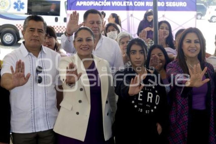 SAN ANDRÉS CHOLULA . APROPIACIÓN VIOLETA