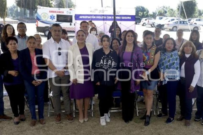 SAN ANDRÉS CHOLULA . APROPIACIÓN VIOLETA