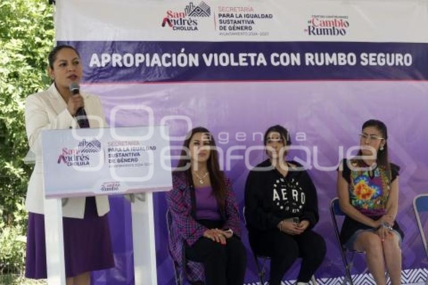 SAN ANDRÉS CHOLULA . APROPIACIÓN VIOLETA