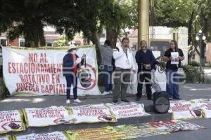 PROTESTA . ESTACIONAMIENTO ROTATIVO