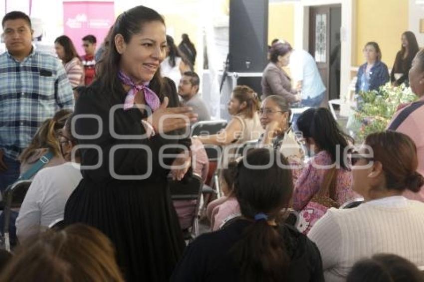 SAN ANDRÉS CHOLULA . ENTREGA PINTURA A ESCUELAS