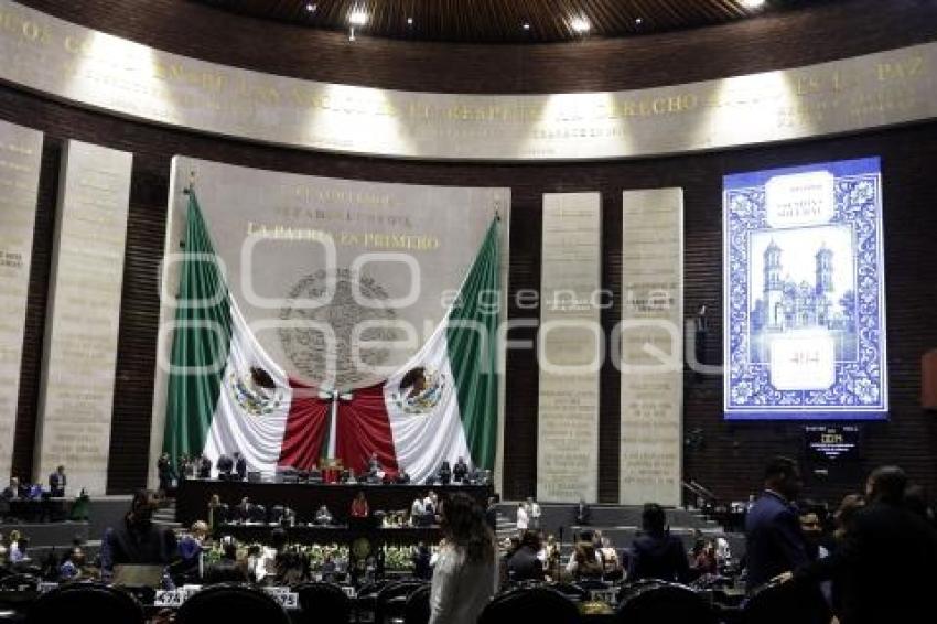 CONGRESO DE LA UNIÓN . ANIVERSARIO PUEBLA