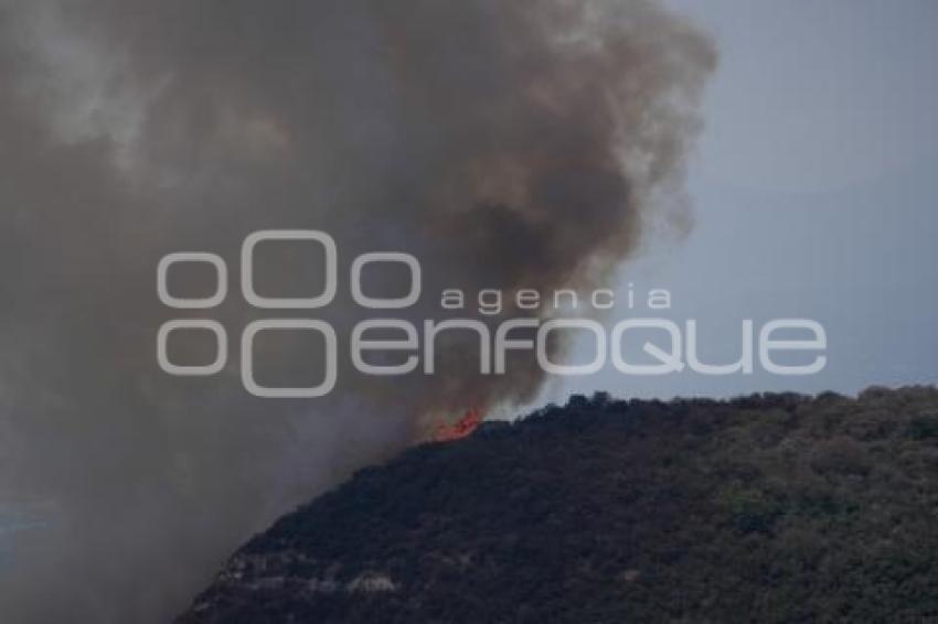 TLAXCALA . INCENDIO CERRO OCOTENCO