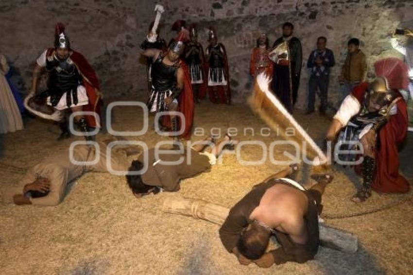 SAN ANDRÉS CHOLULA . JUDEAS SEMANA SANTA