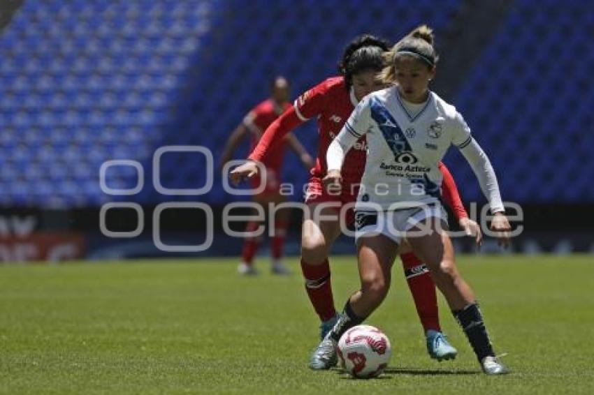 FÚTBOL FEMENIL . PUEBLA VS TOLUCA