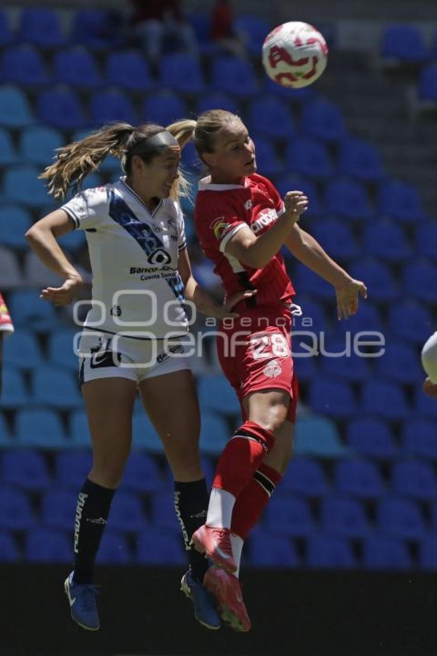 FÚTBOL FEMENIL . PUEBLA VS TOLUCA