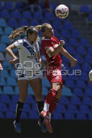 FÚTBOL FEMENIL . PUEBLA VS TOLUCA