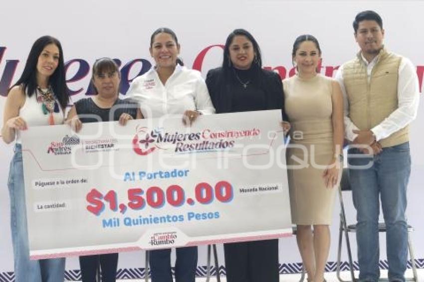 SAN ANDRÉS CHOLULA . APOYO FINANCIERO