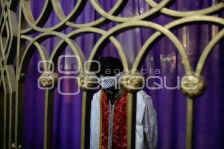 TLAXCALA . CRISTO PRESO