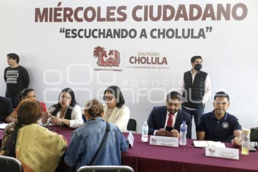 SAN PEDRO CHOLULA . MIÉRCOLES CIUDADANO