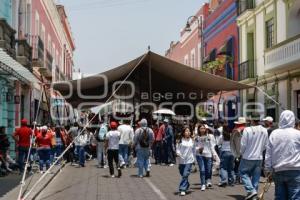 CIERRE VIAL . ANTORCHA MAGISTERIAL