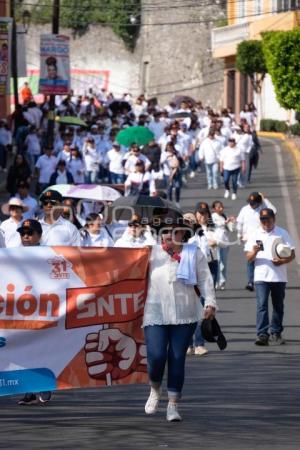 TLAXCALA . DESFILE DÍA DEL TRABAJO