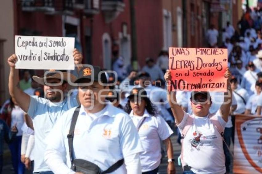 TLAXCALA . DESFILE DÍA DEL TRABAJO