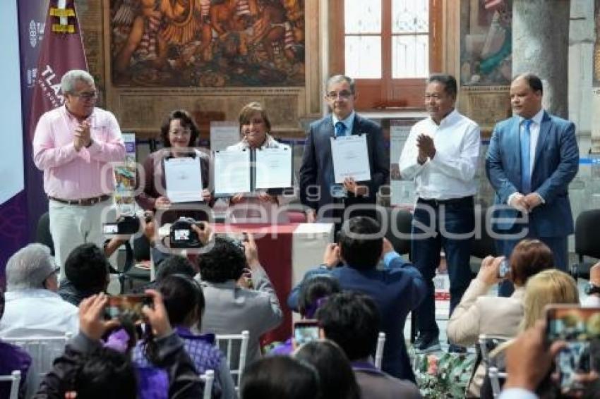 TLAXCALA . CONVENIO ROSARIO CASTELLANOS