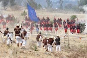 BATALLA DE PUEBLA . ESCENIFICACIÓN
