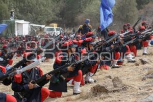 BATALLA DE PUEBLA . ESCENIFICACIÓN