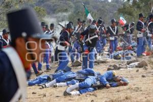 BATALLA DE PUEBLA . ESCENIFICACIÓN