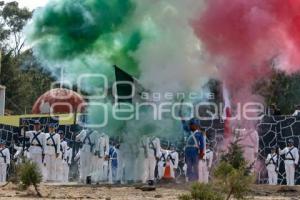 BATALLA DE PUEBLA . ESCENIFICACIÓN