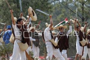 BATALLA DE PUEBLA . ESCENIFICACIÓN