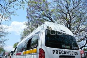TLAXCALA . MANIFESTACIÓN TRANSPORTISTAS