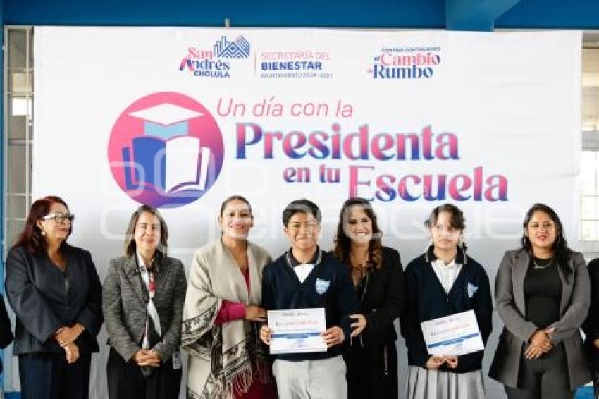 SAN ANDRÉS CHOLULA . UN DÍA CON LA PRESIDENTA