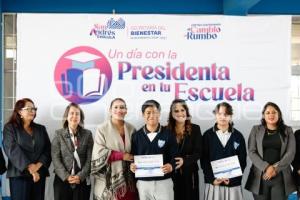 SAN ANDRÉS CHOLULA . UN DÍA CON LA PRESIDENTA