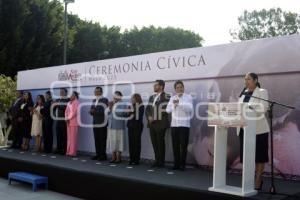 SAN ANDRÉS CHOLULA . CEREMONIA CÍVICA
