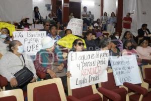 CUAUTLANCINGO . MANIFESTACIÓN FALTA DE AGUA