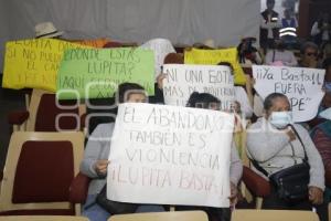 CUAUTLANCINGO . MANIFESTACIÓN FALTA DE AGUA