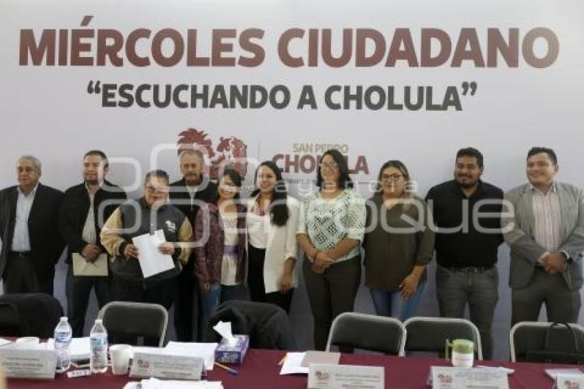 SAN PEDRO CHOLULA . MIÉRCOLES CIUDADANO