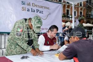 GOBIERNO ESTATAL . PROGRAMA SI AL DESARME