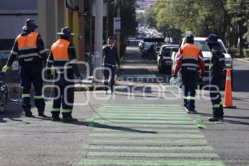 CICLOVÍA 43 PONIENTE . REHABILITACIÓN