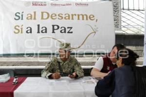 SEDENA . PROGRAMA SÍ AL DESARME