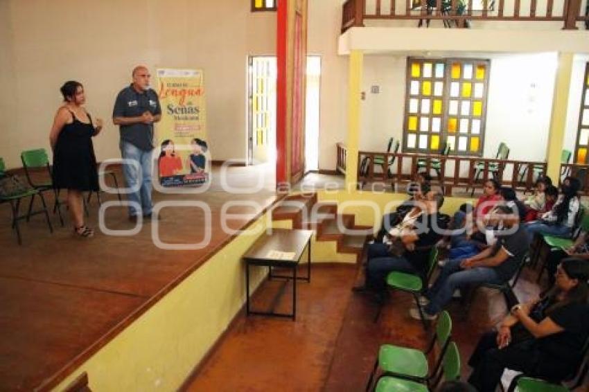ATLIXCO . CURSO LENGUA DE SEÑAS