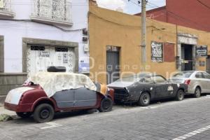 PARQUÍMETROS . AUTOS CHATARRA