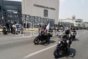 MANIFESTACIÓN . MOTOCICLISTAS