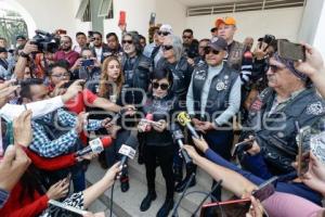 MANIFESTACIÓN . MOTOCICLISTAS