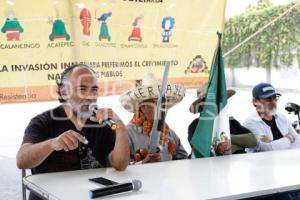MANIFESTACIÓN PUEBLOS ORIGINARIOS