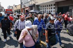 MANIFESTACIÓN . AMBULANTES CENTRAL DE ABASTO