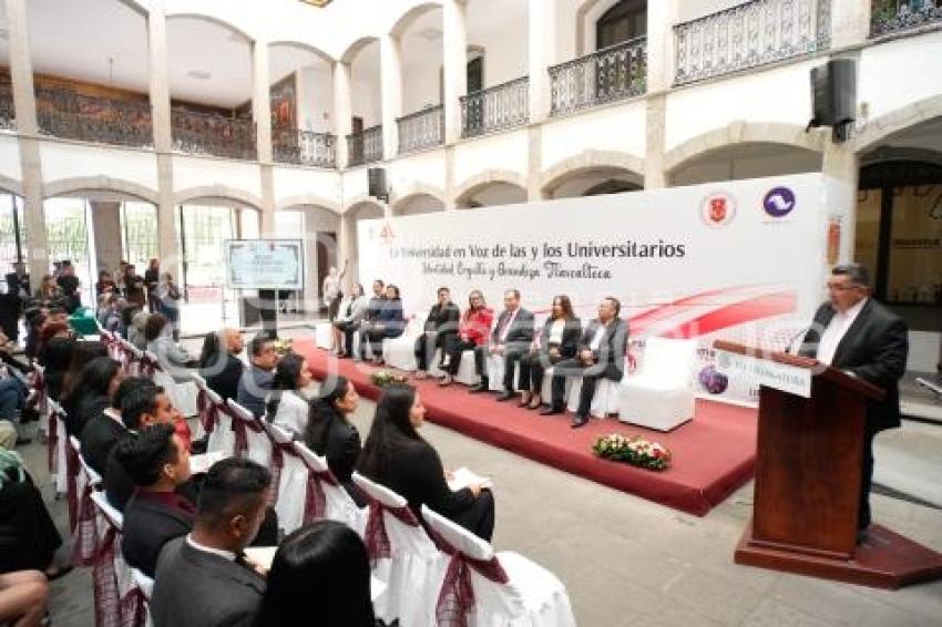 TLAXCALA . FORO VOZ DE UNIVERSITARIOS