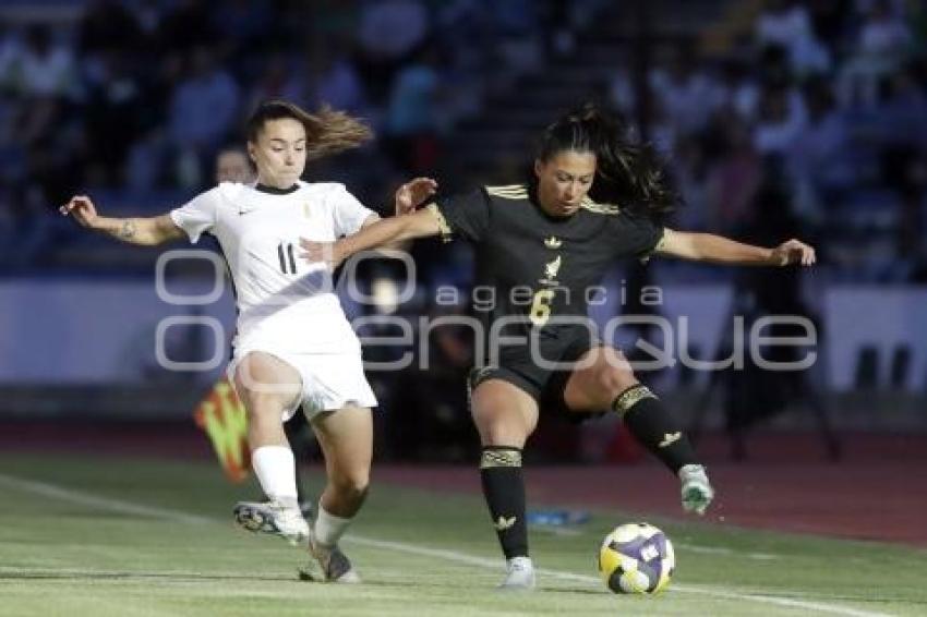 FÚTBOL FEMENIL . MÉXICO VS URUGUAY