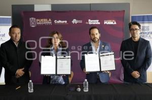 MUSEOS PUEBLA . FIRMA DE CONVENIO