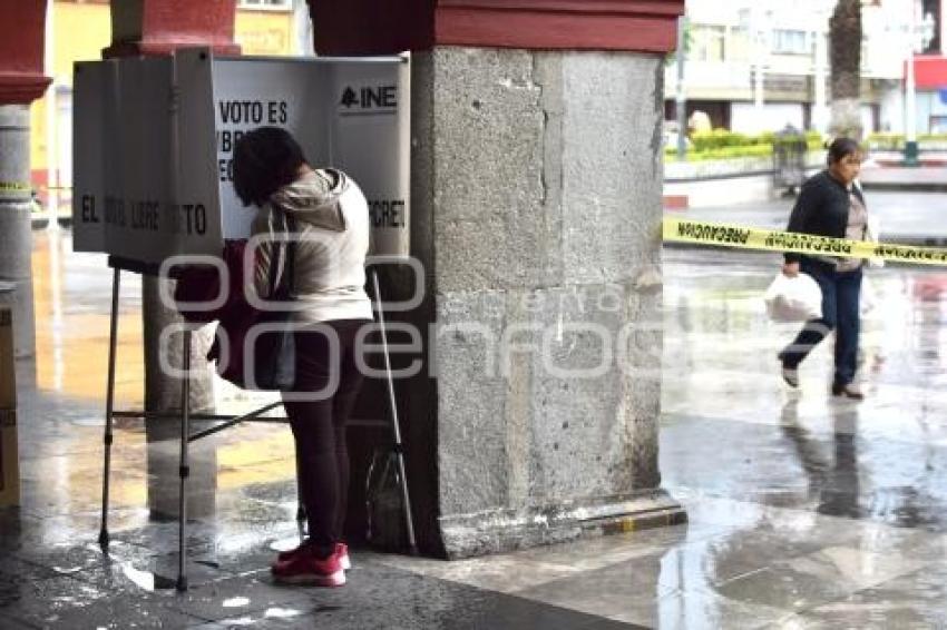TLAXCALA . LLUVIA