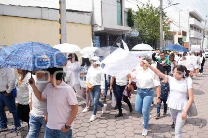 TLAXCALA . MANIFESTACIÓN JÓVENES ATROPELLADOS